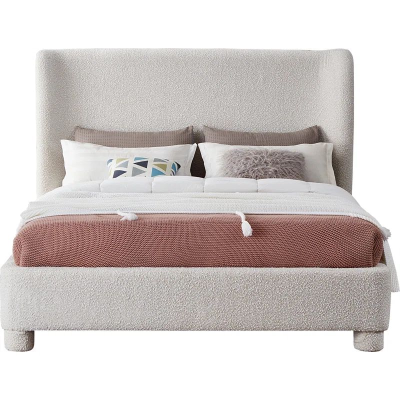Upholstered Unfinished Wingback Storage Bed | Wayfair North America