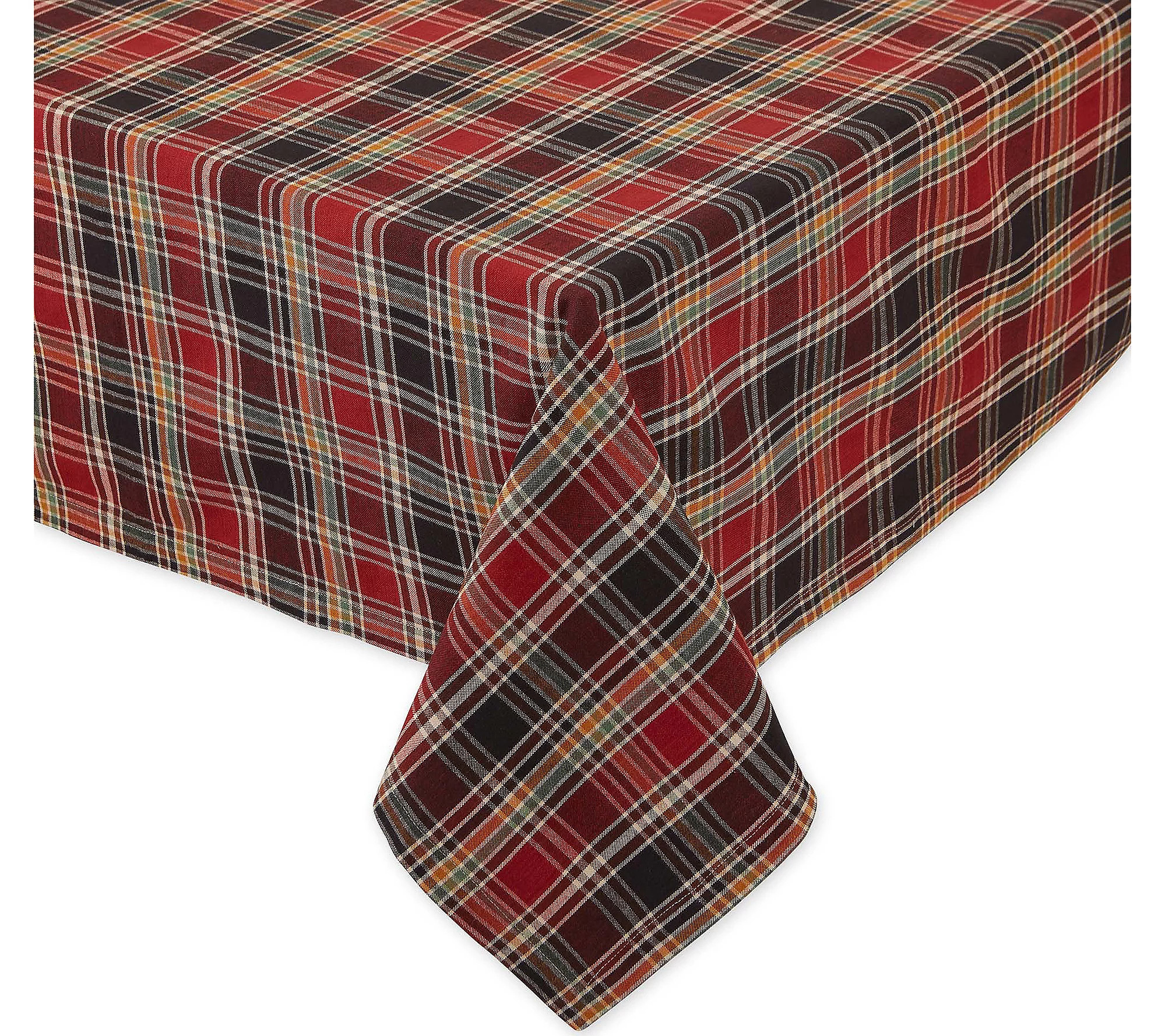 Design Imports High Country Plaid Tablecloth - 60 X 84 | QVC