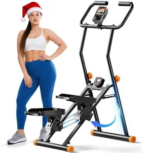 Stair Stepper for Home Gym, 350lbs Vertical Climber Machine with LCD Display, Non-Slip Pedals & 3... | Amazon (US)