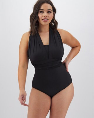 MAGISCULPT Tummy Control Convertible Shaping Swimsuit | Simply Be (UK)