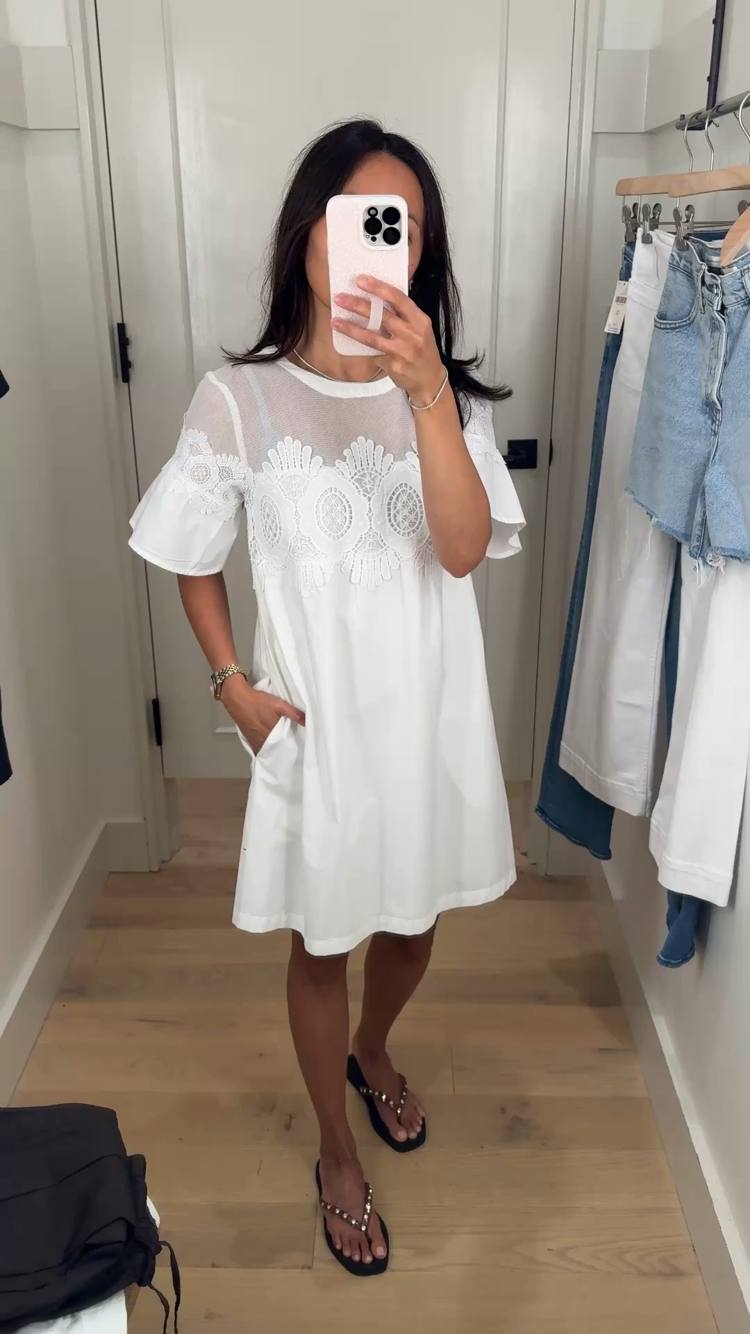 Additional 50% off sale. Vacation outfit. Classy, chic, comfy dress!  Would come to around $50. Good material, i love the mesh and details on top. 
No zippers so you have to pull on and off over head.

#LTKOver40