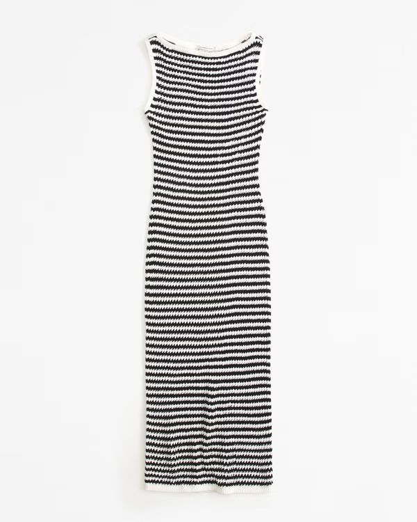 Crochet-Style Maxi Dress Coverup | Abercrombie & Fitch (US)