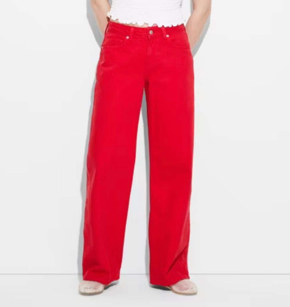 NEW ARRIVALS!! Women's Low-Rise Wide Leg Baggy
Jeans - Wild Fable in New dark red color
New white color, too! More options available 




Target, spring fashion, jeans, Target jeans, casual style, Wild fable jeans, plus size jeans 


#LTKOver40 #LTKFindsUnder50 #LTKMidsize