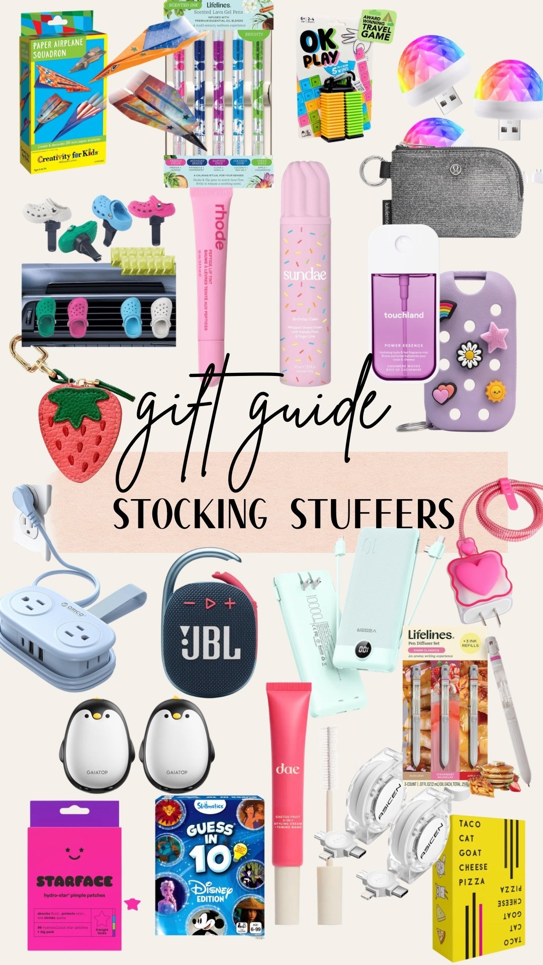 Stocking stuffers 

#LTKGiftGuide #LTKHoliday #LTKKids