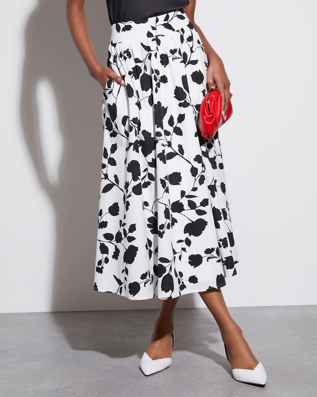 Tonya Floral Midi Skirt | VICI Collection