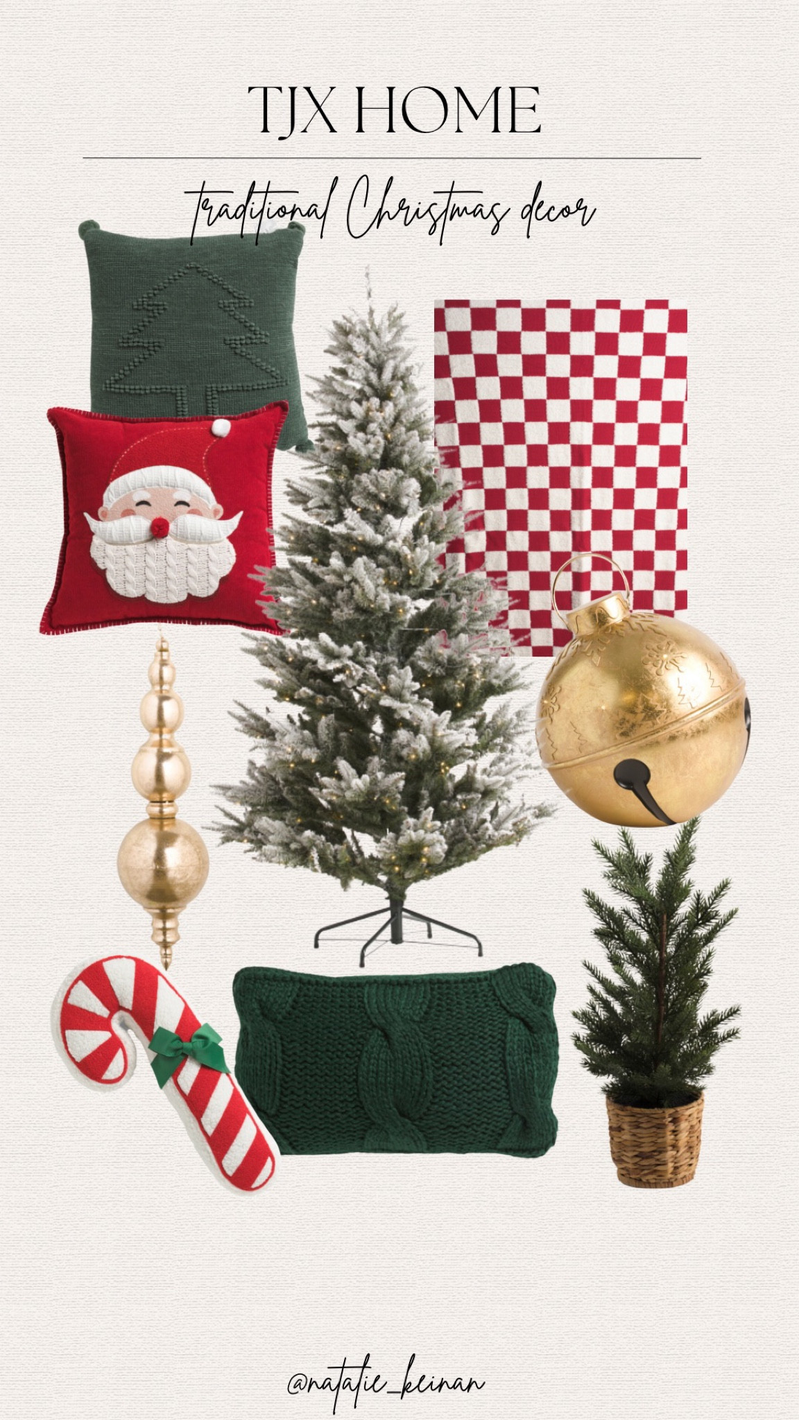 Traditional Christmas decor from T.J. Maxx!!

#LTKhome #LTKHoliday #LTKHolidaySale