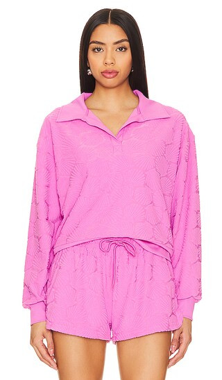 Martina Polo Top in Shell Pink | Revolve Clothing (Global)