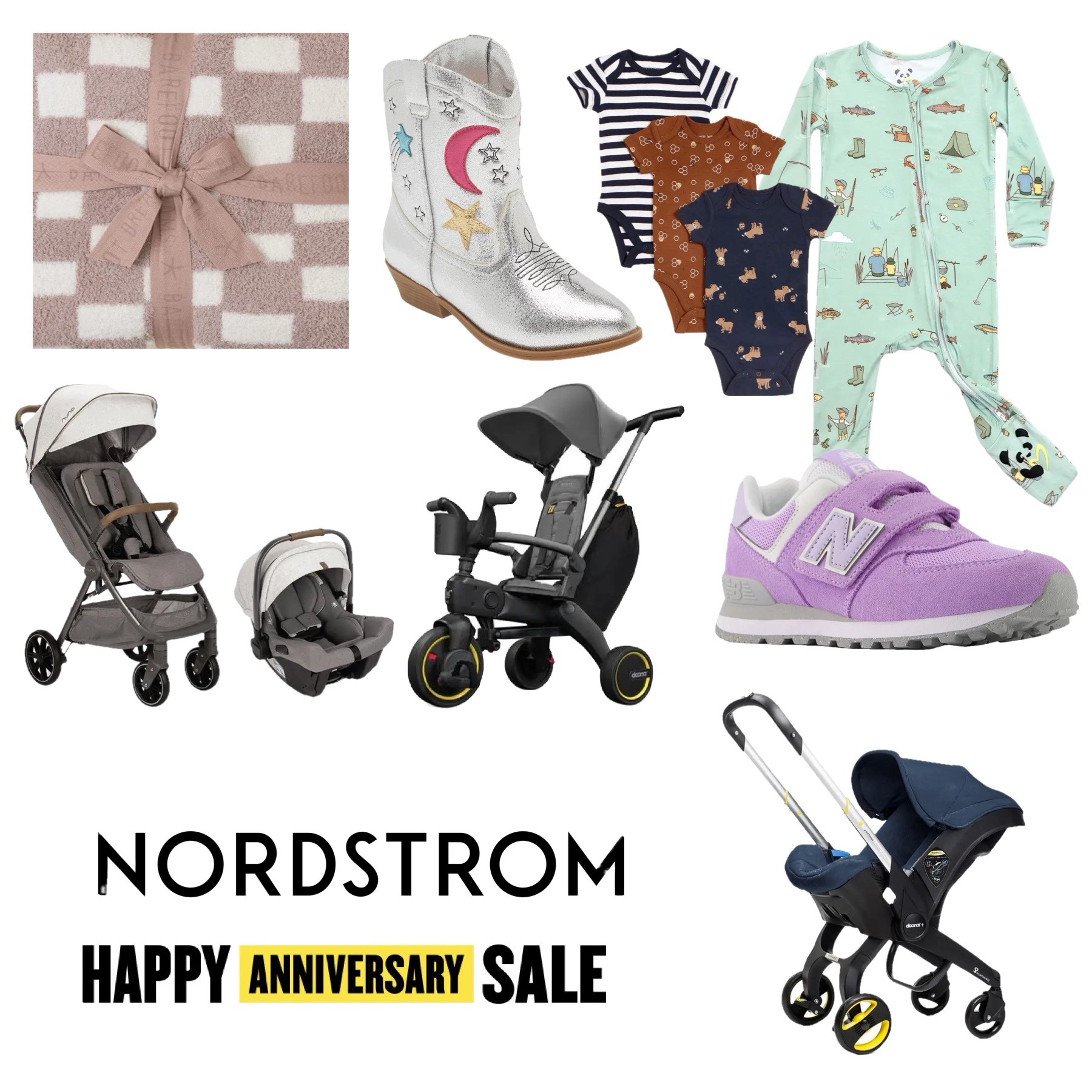 Sale in Strollers, baby shoes and clothing starting on July 15th during Nordstrom Anniversary Sale. Mark your items 

#LTKxNSale #LTKSummerSales #LTKBaby