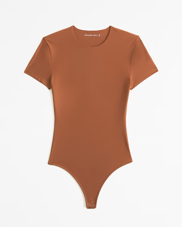 Soft Matte Seamless Tee Bodysuit | Abercrombie & Fitch (US)