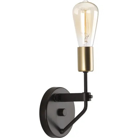 Progress Lighting P710043-020 Antique Bronze Hangar Single Light 5" Wide Bathroom Sconce | Build.com, Inc.