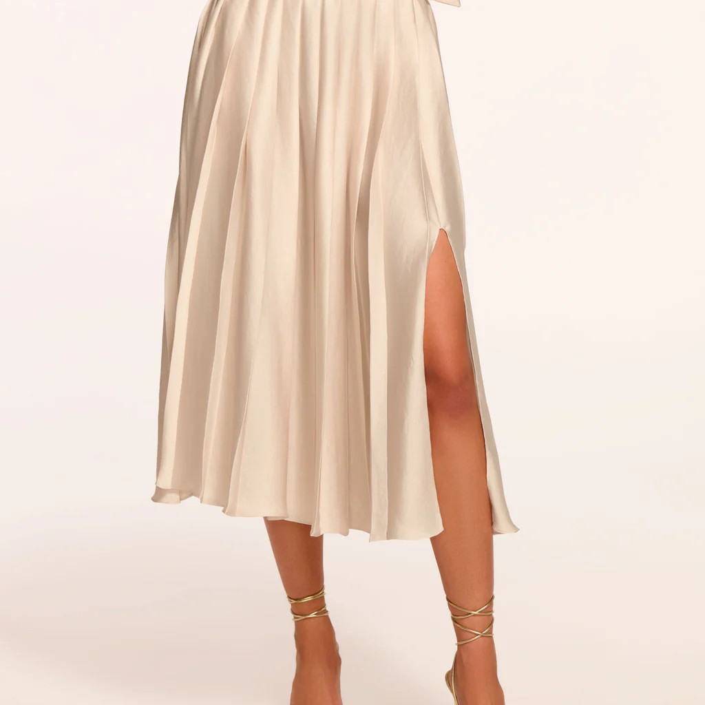 Abigayle Pleated Midi Skirt | Ramy Brook