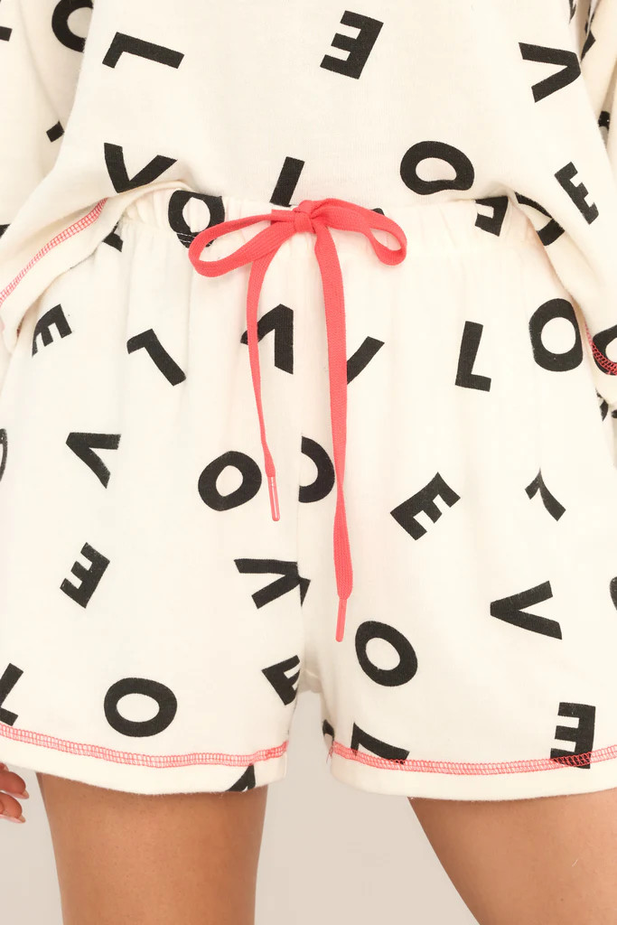 Z-Supply Love Is Love Vanilla Ice Shorts | Red Dress 