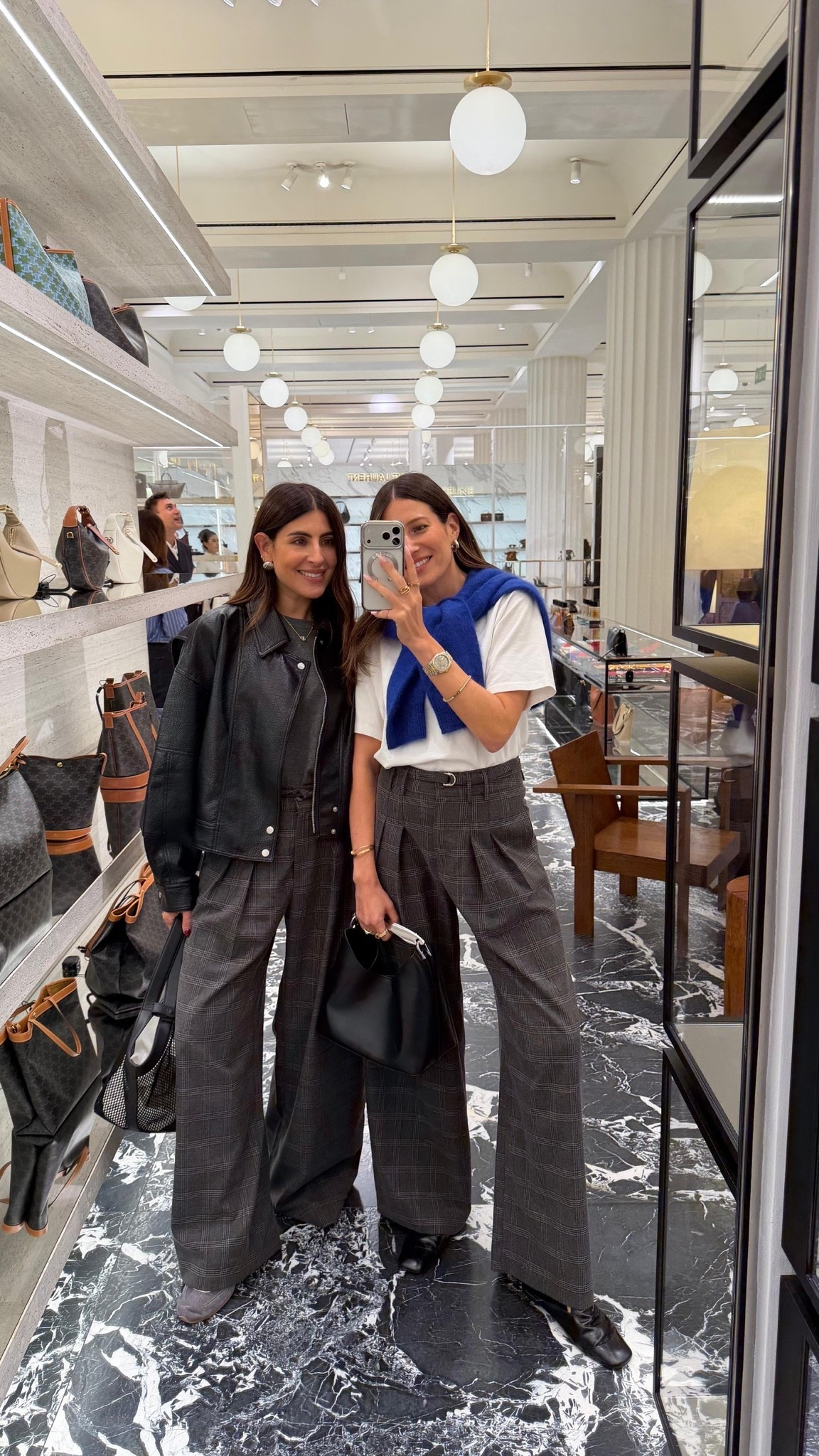 Tailored wide legs in grey check - have a feeling we are going to be living in these! 🩶

#LTKuk #LTKautumn #LTKeurope