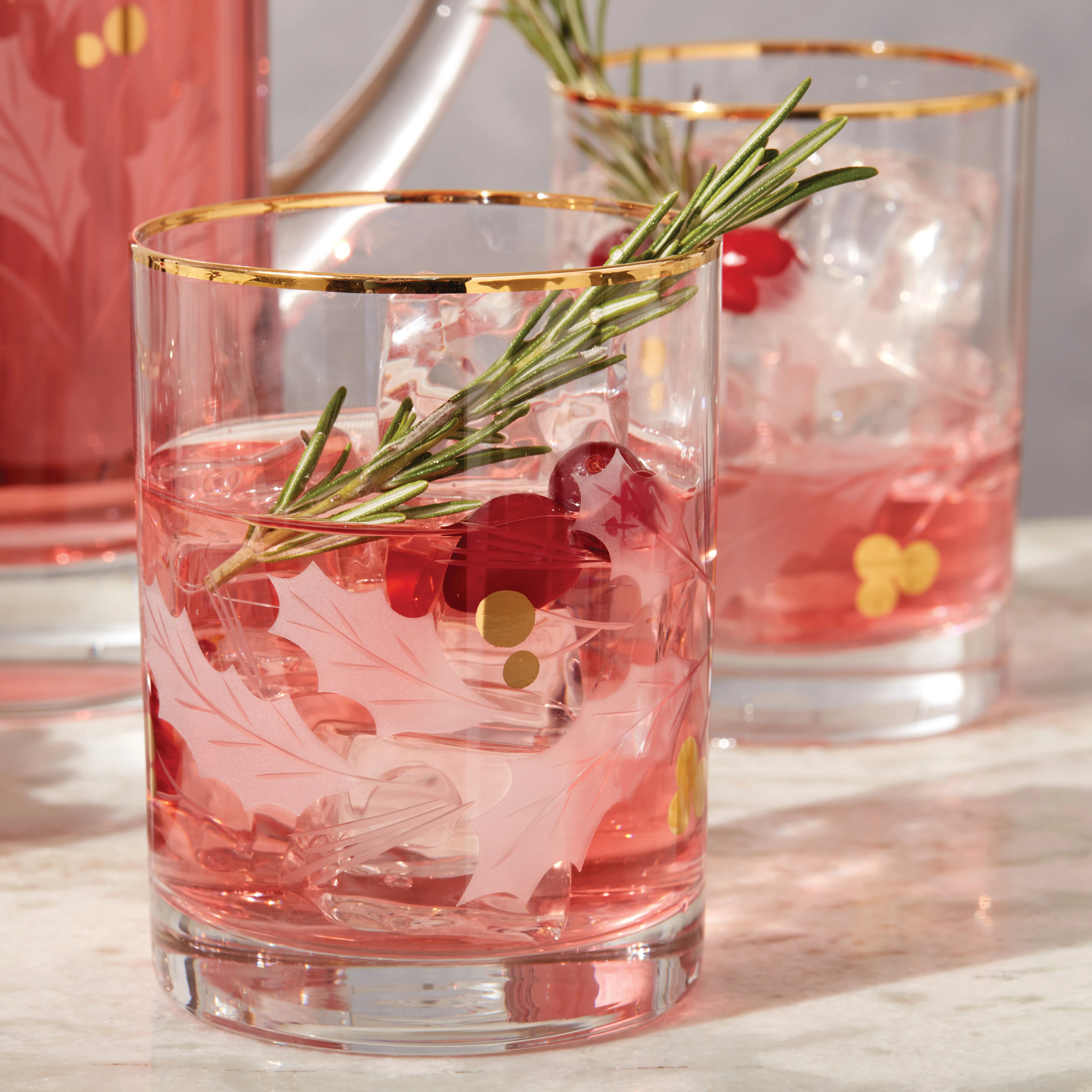 Holiday Gold 4-Piece Glassware Set | Wayfair North America