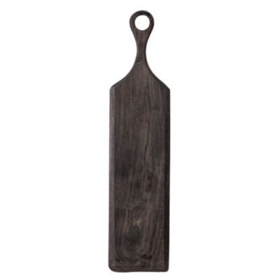 Bloomingville Black Acacia Wood Tray/cutting Board, Black | Ashley Homestore