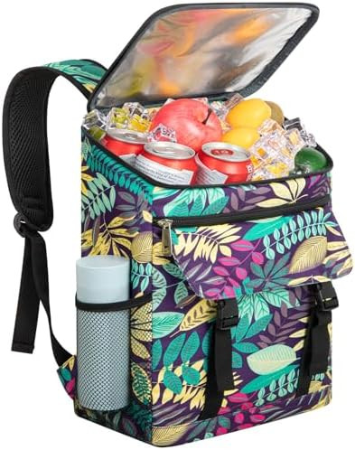 Cooler Backpack Soft Insulated Leak Proof 30 Cans Insulated Backpack Cooler Portable Picnic Campi... | Amazon (US)