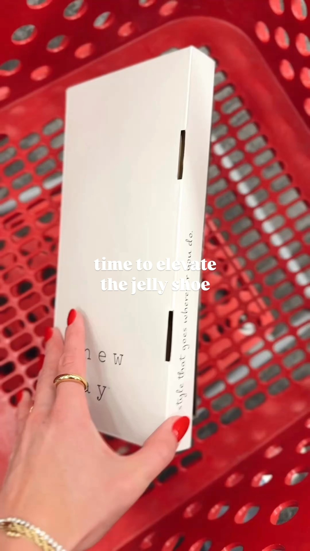 love this elevated jelly shoe look! 