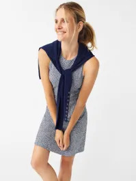 Tallula Dress in Raffia Jacquard | J.McLaughlin