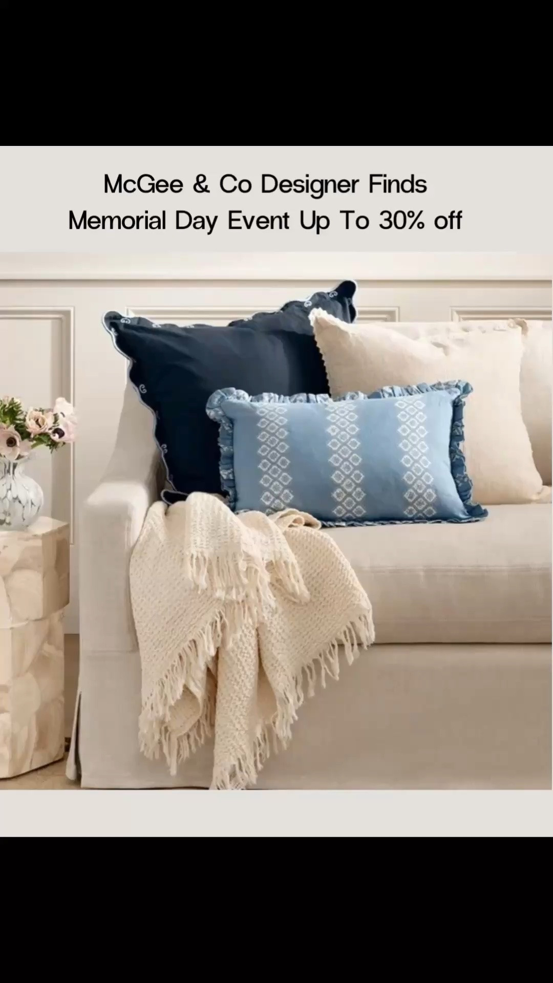 McGee & Co inspired home decor finds that give you that designer look for less 🤍 Sharing some of my favorite neutral decor pieces, woven textures, and elevated everyday accents—perfect for styling your living room, coffee table, or shelves. With Memorial Day sales happening now, it’s the best time to recreate this look for less without sacrificing style. Follow me on LTK for daily home decor, Amazon finds, and outfit inspiration.

#LTKHome #LTKSaleAlert