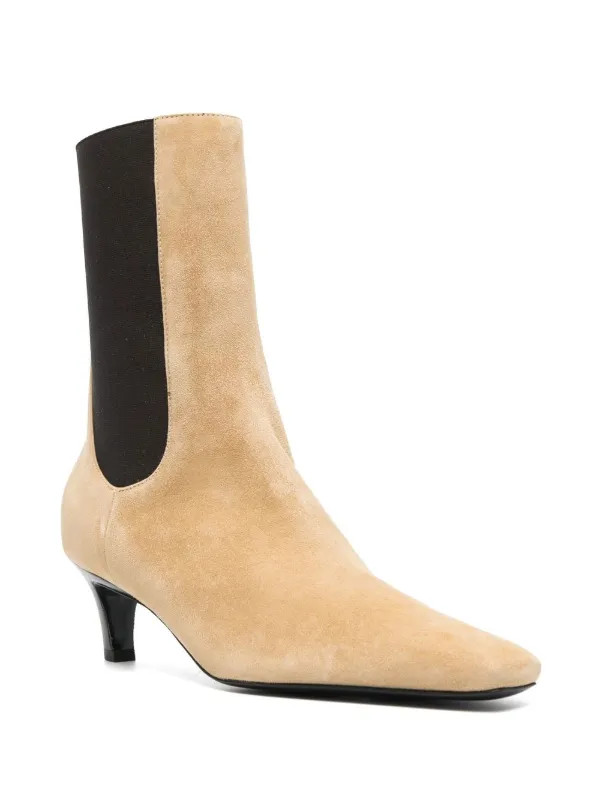 TOTEME square-toe Ankle Boots - Farfetch | Farfetch Global