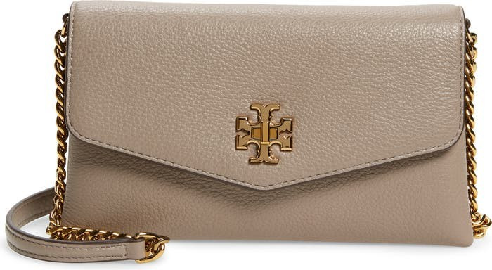 Kira Pebble Leather Wallet on a Chain | Nordstrom