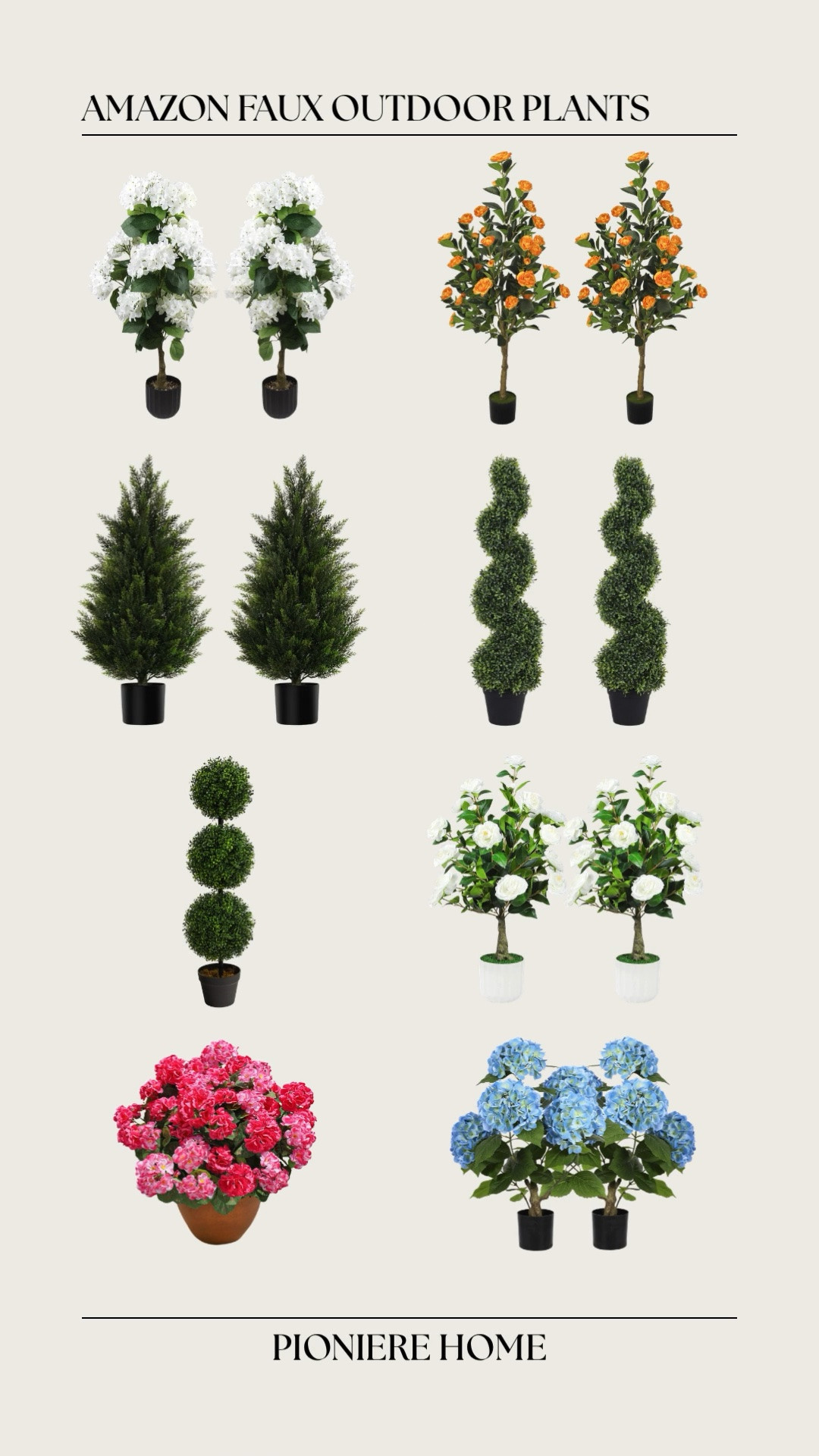 Amazon faux outdoor plants. Topiary trees, faux camellia tree, faux hydrangeas, outdoor decor, faux trees

#LTKSeasonal #LTKHome #LTKSaleAlert