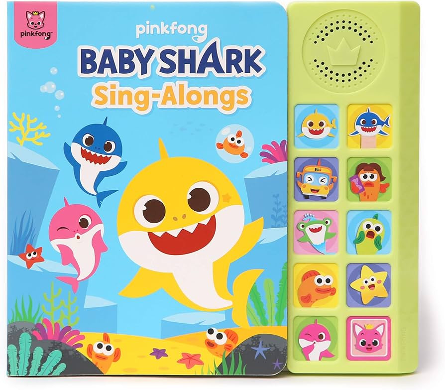 Baby Shark Sing-Alongs 10 Button Sound Book | Baby Shark Toys | Learning & Education Toys | Inter... | Amazon (US)
