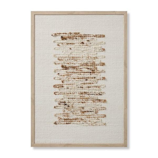 Greenwich Wall Art Gold/Ivory | Rugs Direct