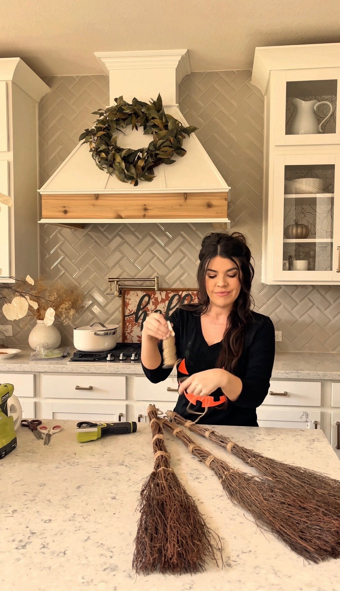 DIY witch brooms for the cutest spooky season decor 🧹🎃✨ Such an easy and budget-friendly Halloween DIY that looks SO good styled on the porch, by the fireplace, or in an entryway! Linking everything you need to recreate these DIY witches’ brooms for fall & Halloween. 🖤

#LTKSeasonal #LTKHome