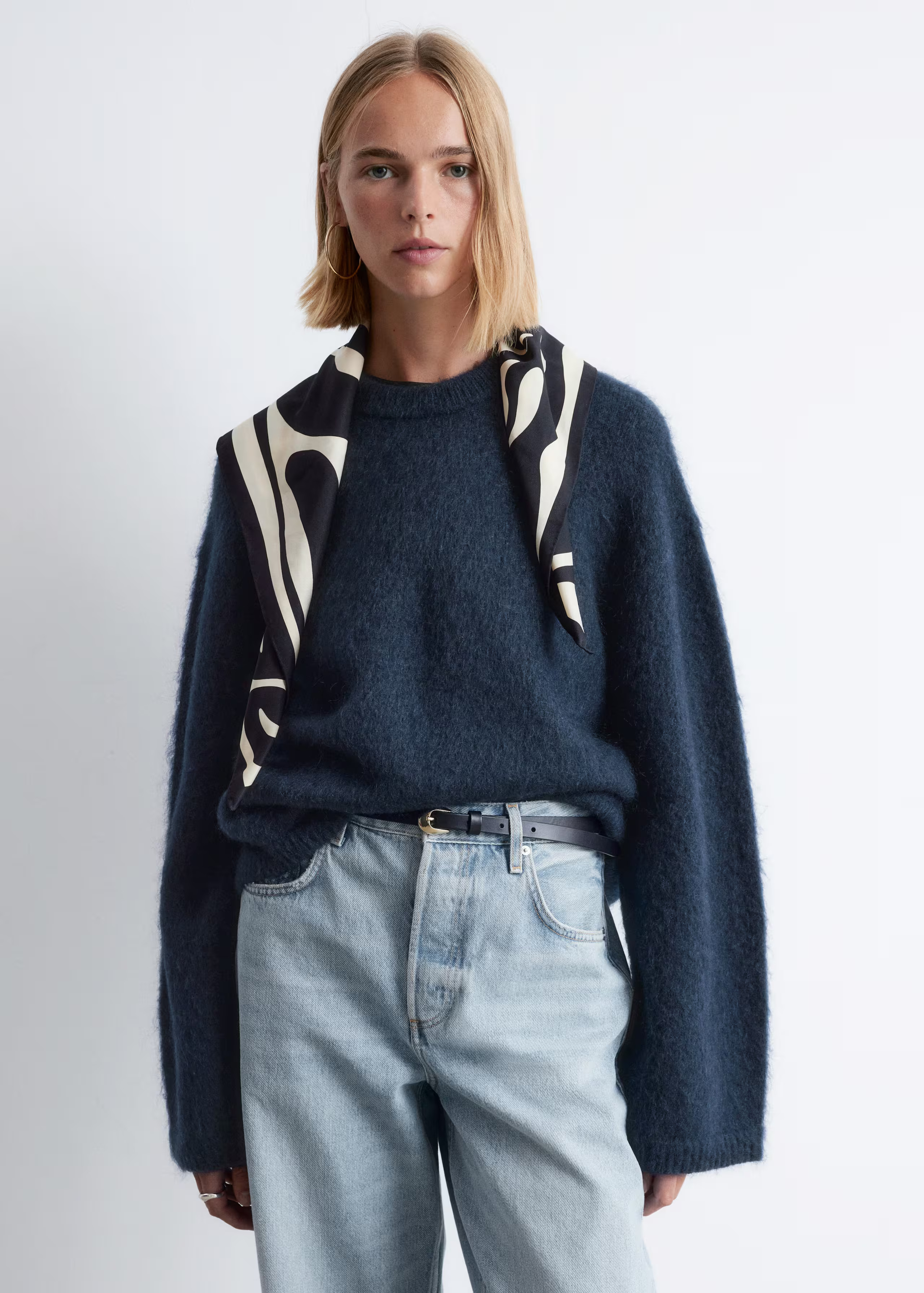 Bekleidung/Strick/Pullover/Pullover aus Mohair-Mix€ 99Dunkelblau+13chevron-downXSSMLGRÖSSEGrö... | & Other Stories EU