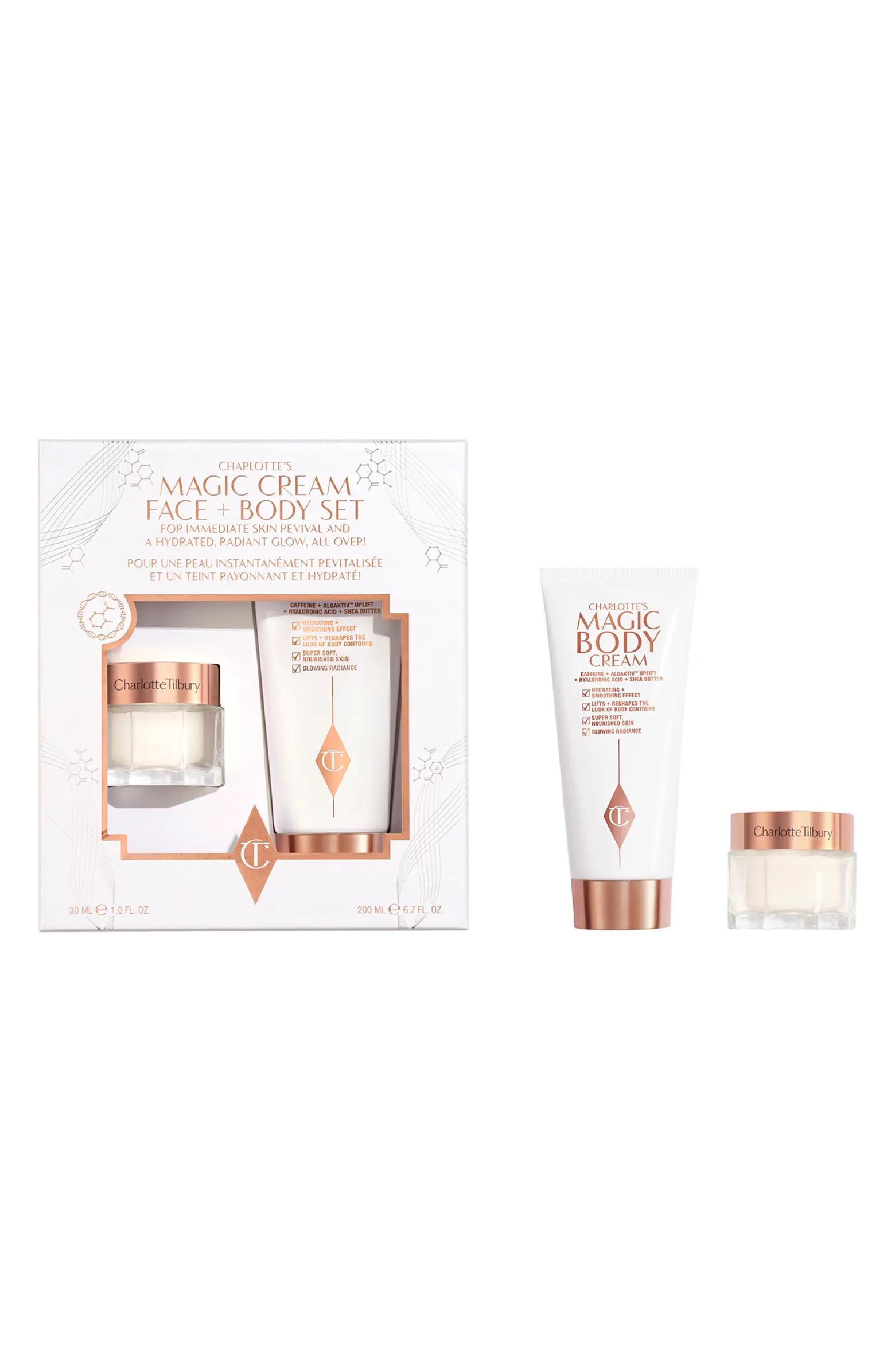 Charlotte Tilbury Magic Cream Face & Body Set $130 Value | Nordstrom | Nordstrom
