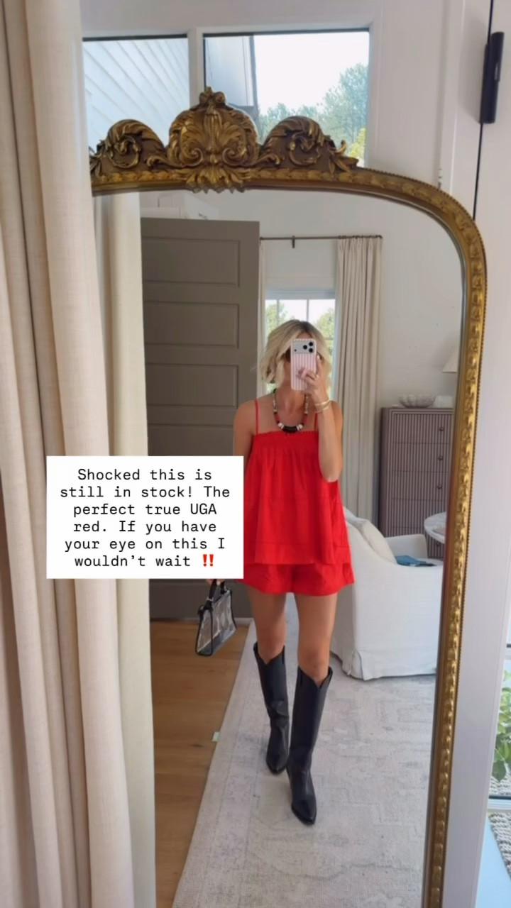 Can’t believe this red set is still in stock from Darling loungewear! It is the perfect game day set if your team’s colors are red! Wearing XS!

Loverly Grey, game day outfit inspo, college football, Georgia game day

#LTKSeasonal