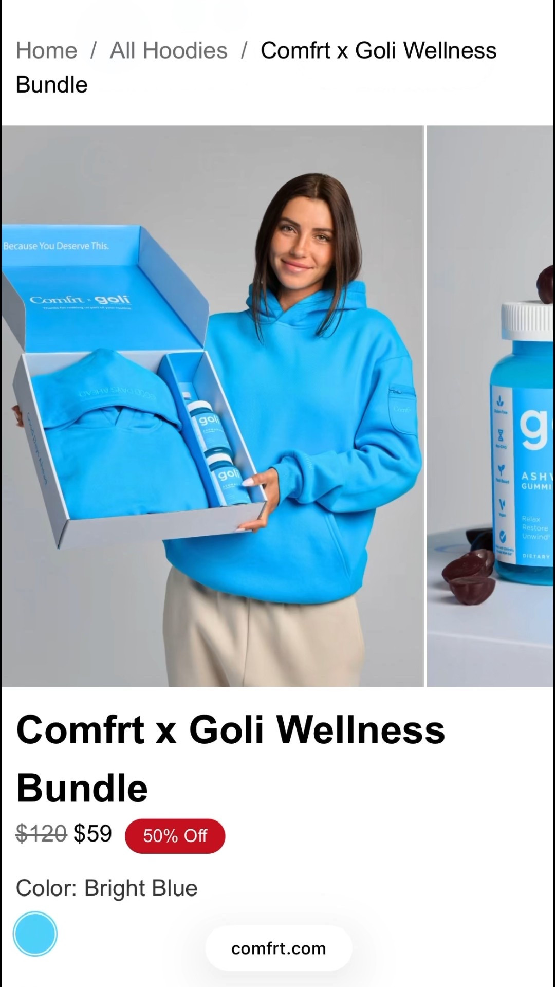 This is such beautiful color Bright Blue in the travel essentials hoodie.

@comfrt

#LTKHoliday #LTKActive #LTKCyberWeek