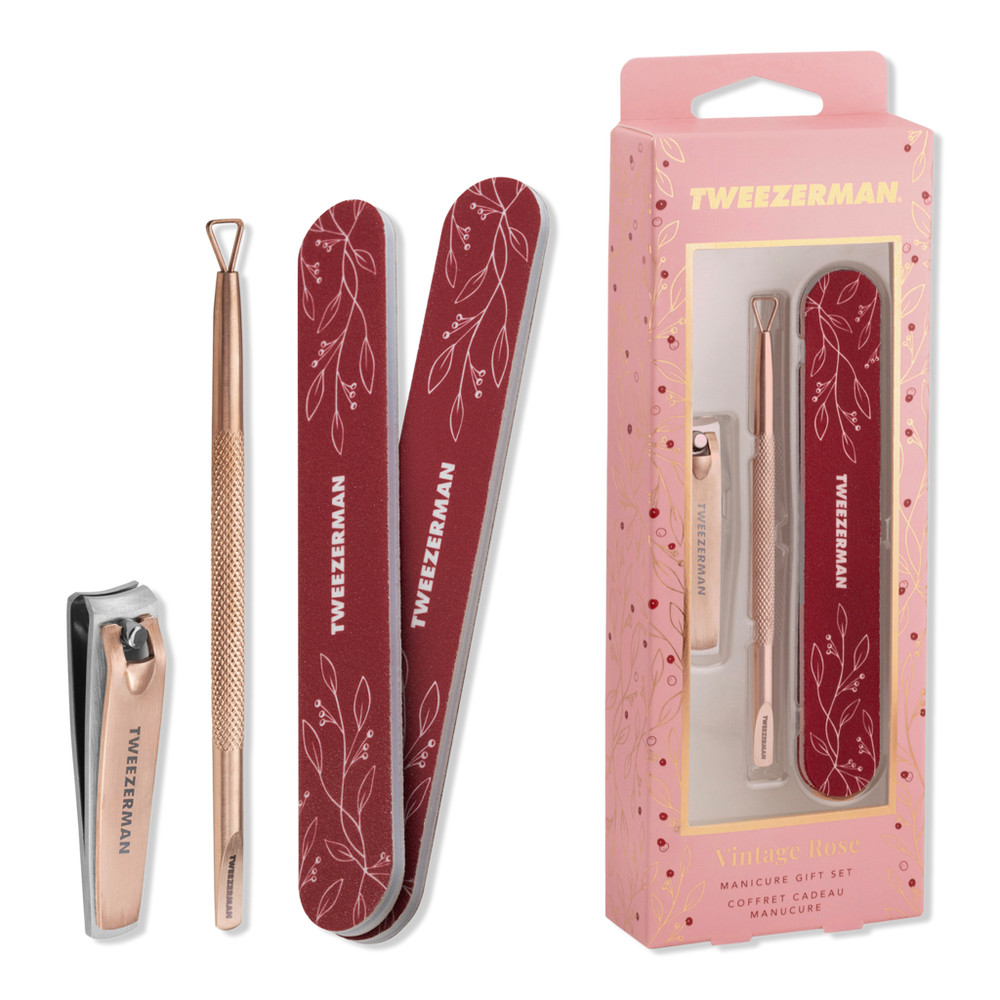 Tweezerman Vintage Rose Manicure Gift Set | Ulta