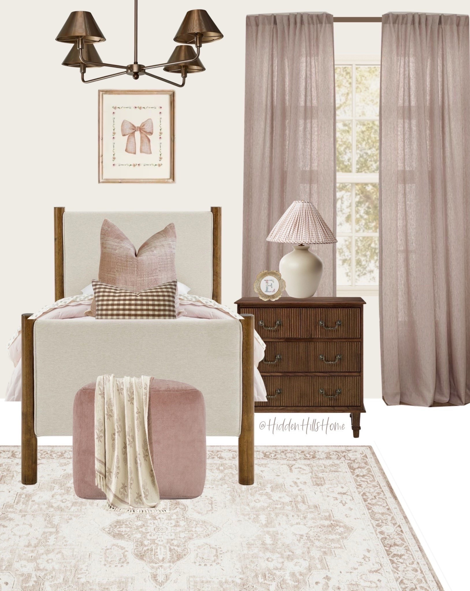 Girls bedroom decor mood board, girls room design, home decor ideas, pink and brown girls bedroom inspiration, home design, twin bed, nightstands #bedroom



#LTKKids #LTKHome #LTKSaleAlert