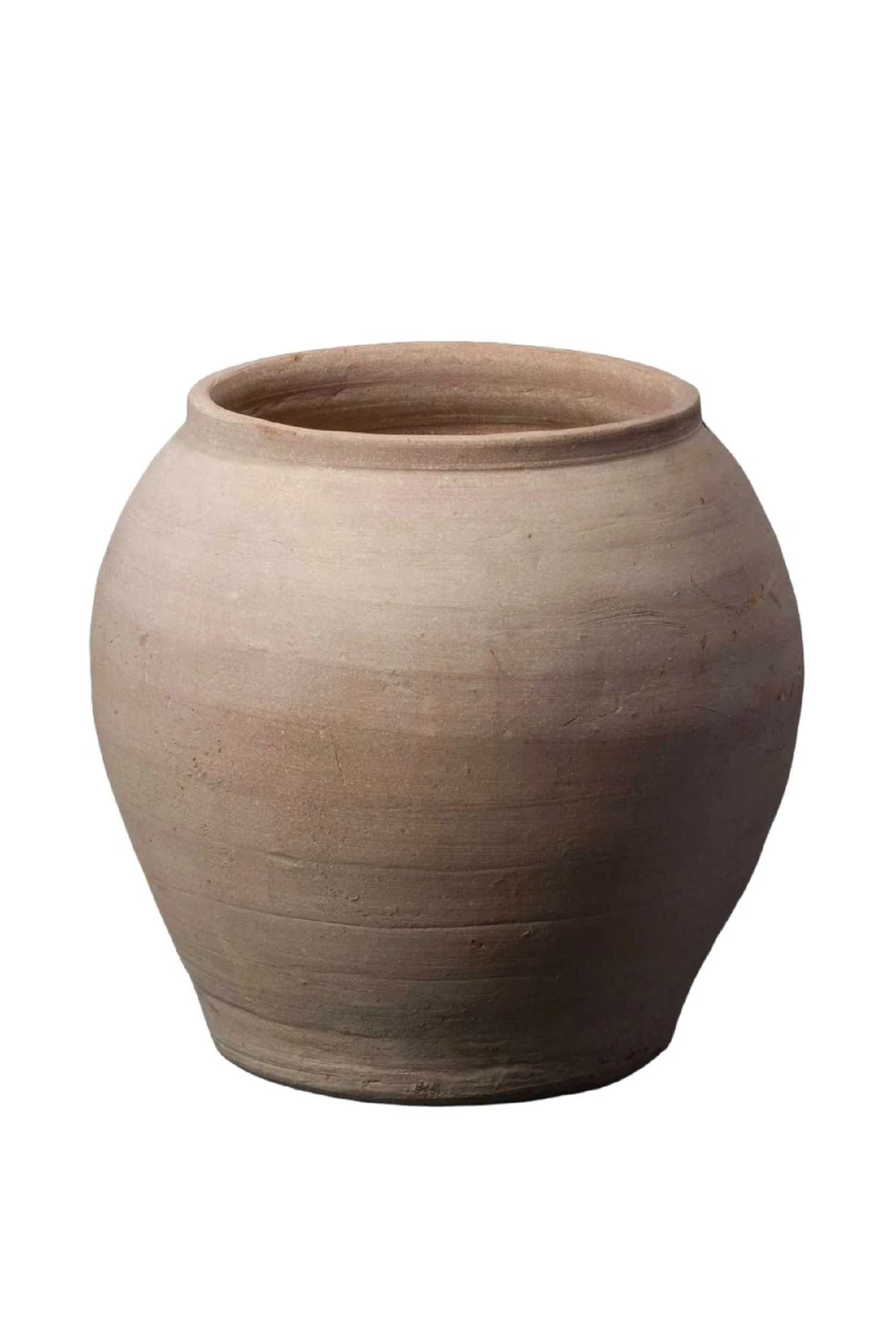 Terracotta Pot Dia 39.4" White | Wayfair North America