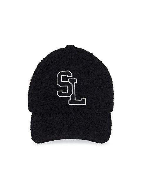 SL Baseball Cap in Bouclé Tweed Wool | Saks Fifth Avenue