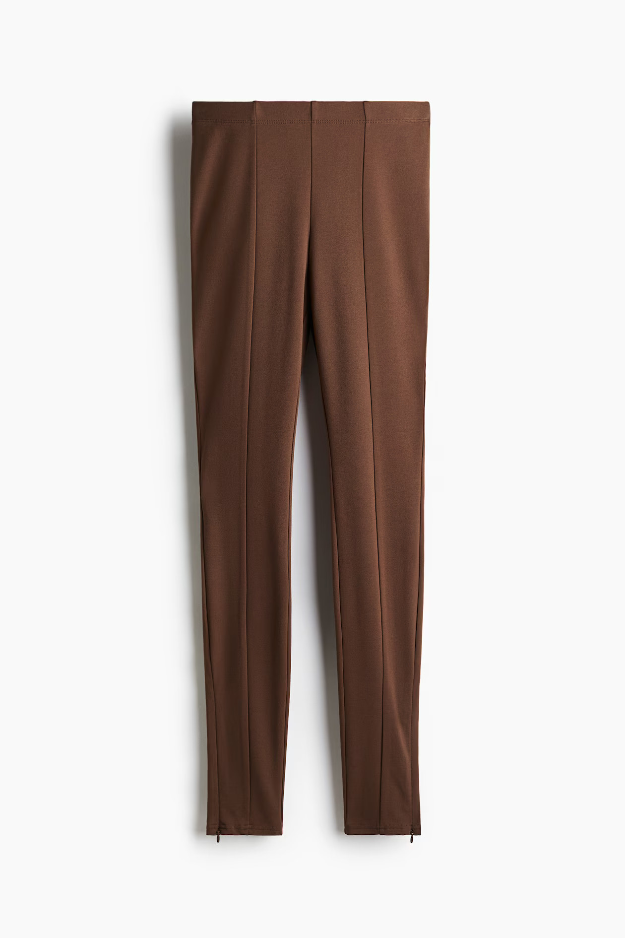 Zip-Hem Thick Jersey Leggings | H&M (US + CA)