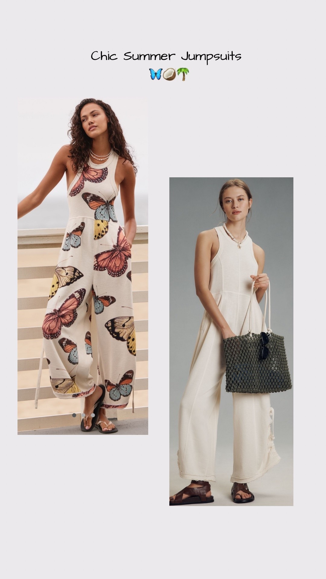 The butterfly jumpsuit is almost sold out rn but make sure to sign up for a restock! 

#LTKStyleTip #LTKU #LTKTravel