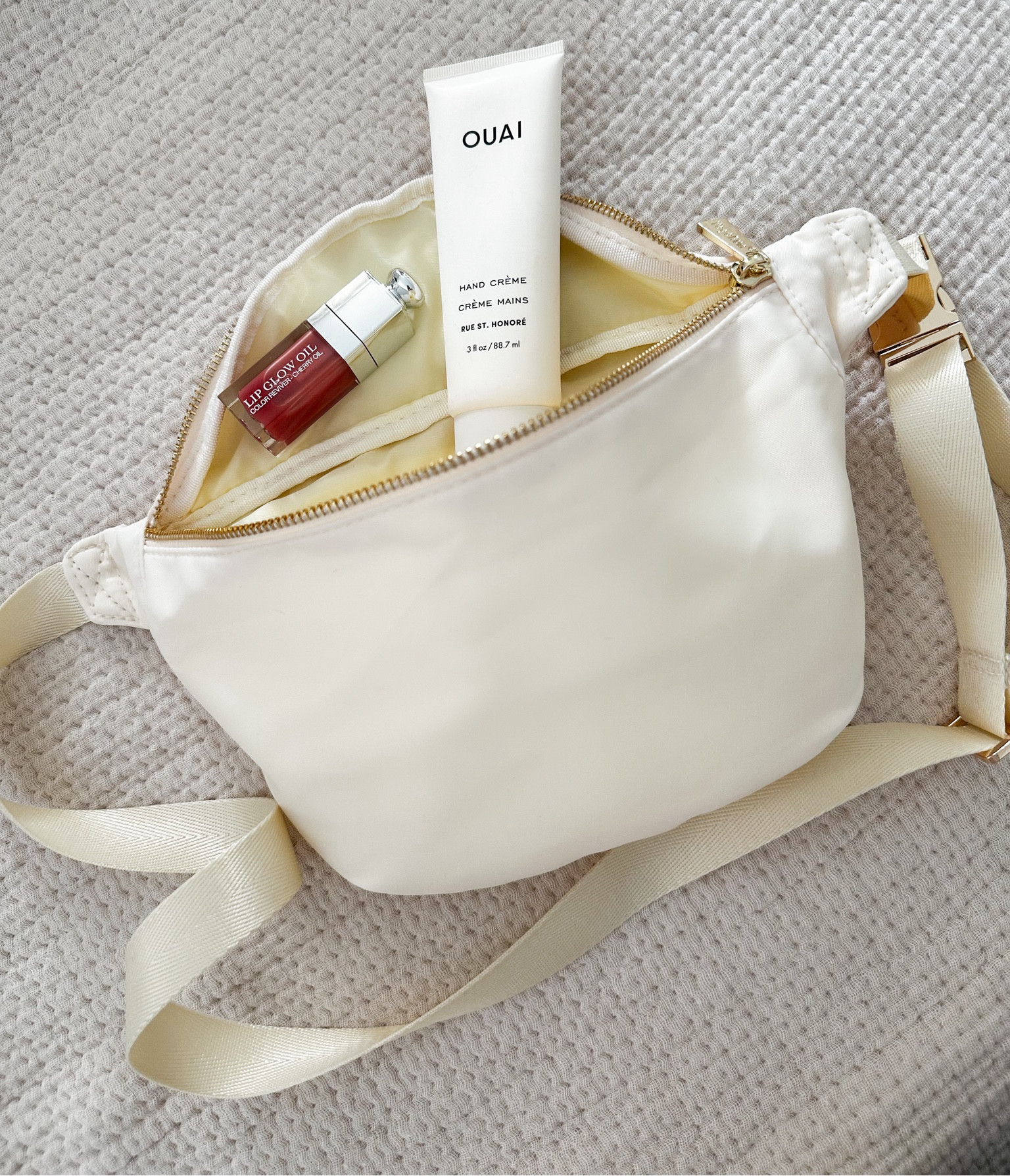 Currently loving these! On repeat everyday 💗

Bag essentials • everyday essentials • quai hand cream • Dior lip oil • beauty favs • Fanny pack • mom essentials • neutral side bag 

#LTKstyletip