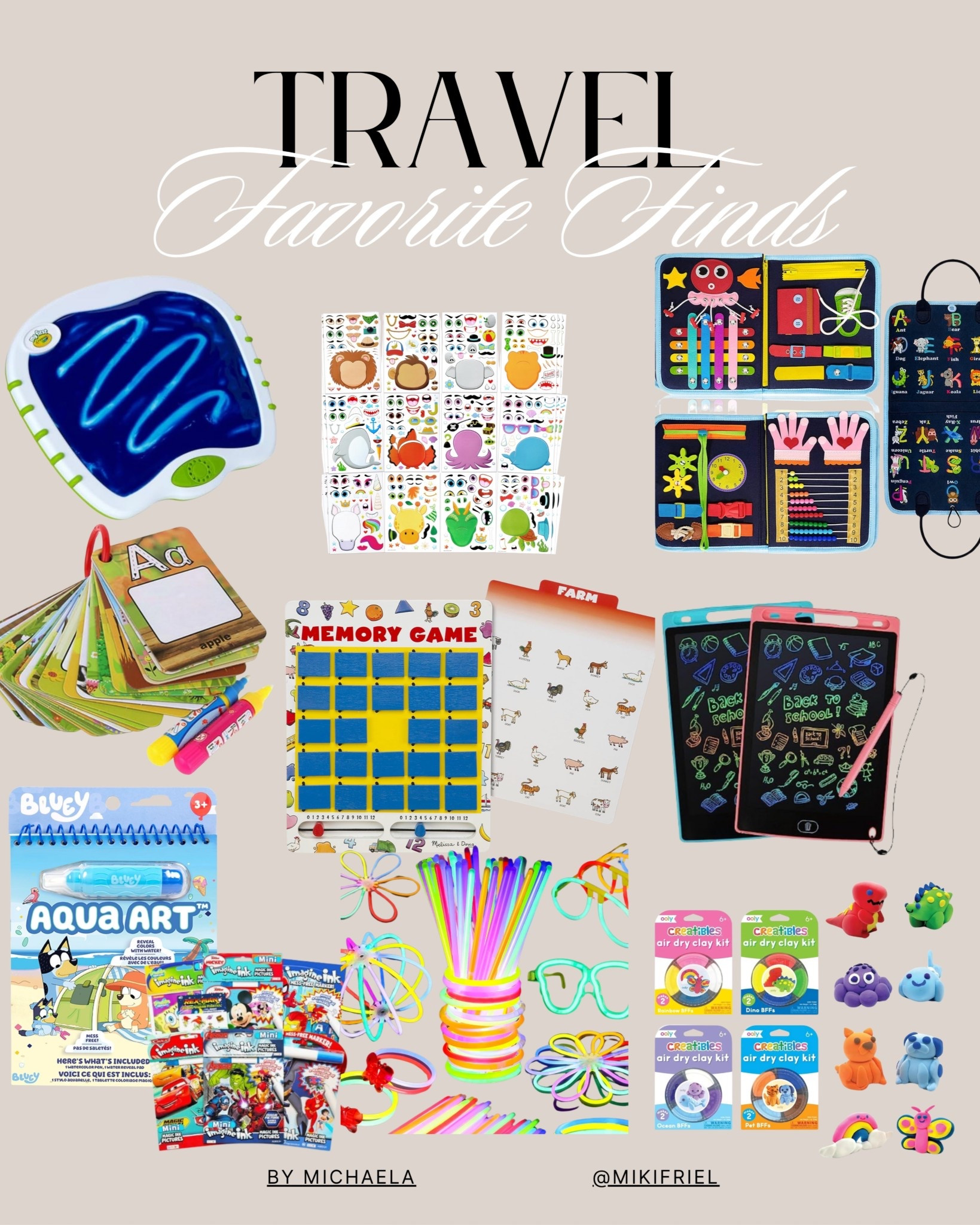 Travel entertainment for kids finds. Travel activities. Traveling with kids. 

#LTKFindsUnder50 #LTKTravel #LTKSaleAlert