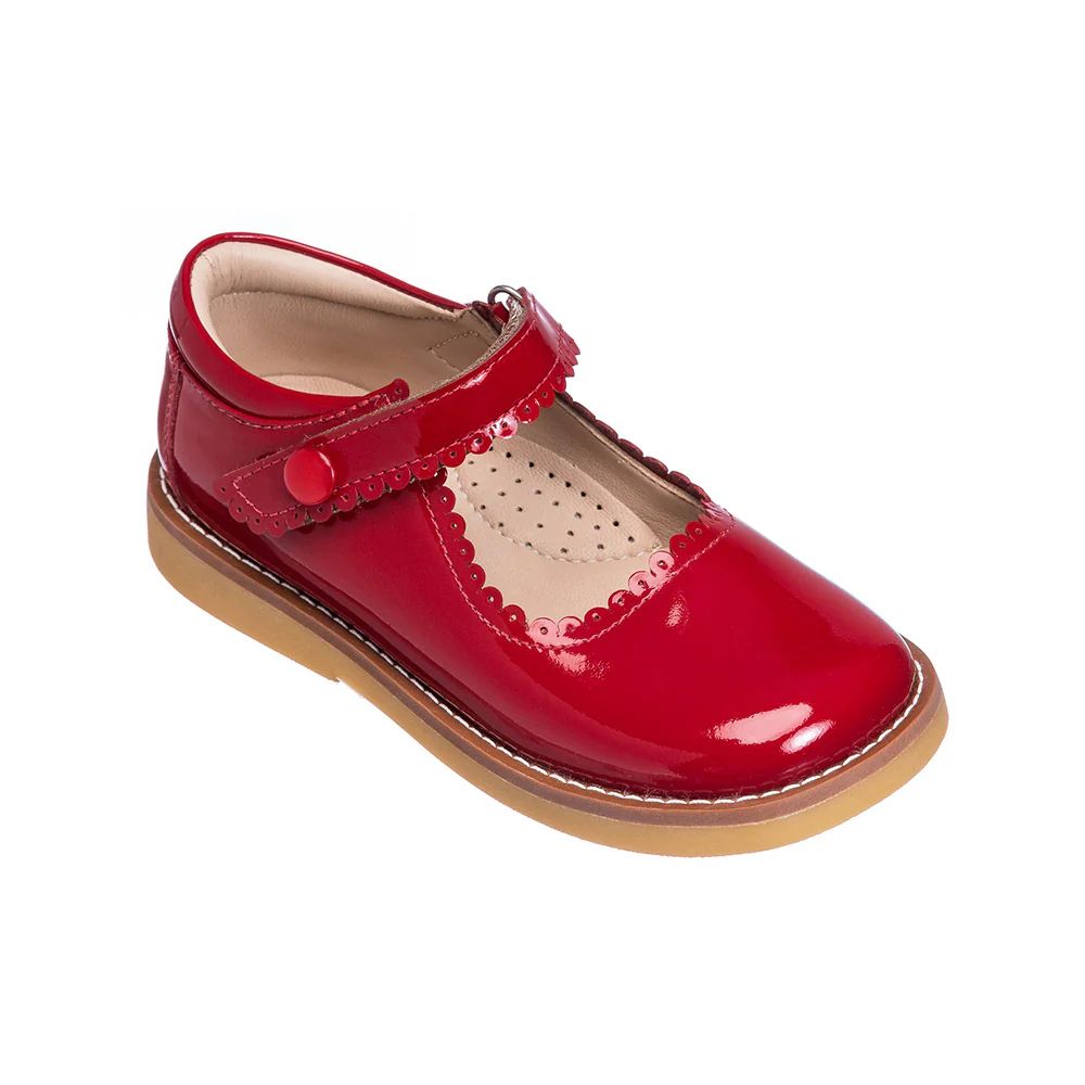 Elephantito Mary Jane - Red Patent Leather | The Beaufort Bonnet Company