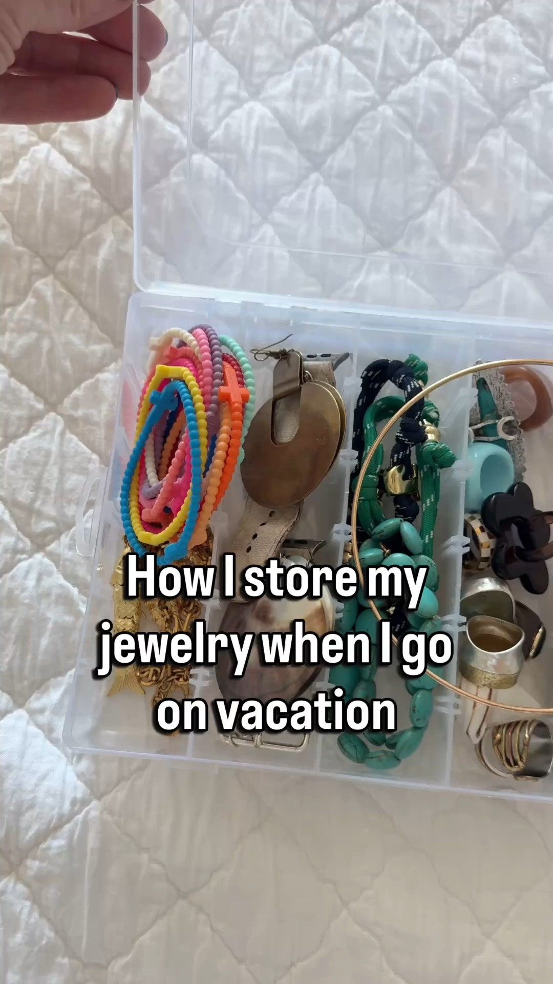 I’ve been doing this a few years now and love it! Add it to a small drawer and it holds a lot. You can adjust the dividers too.

#LTKOver40 #LTKmomlife