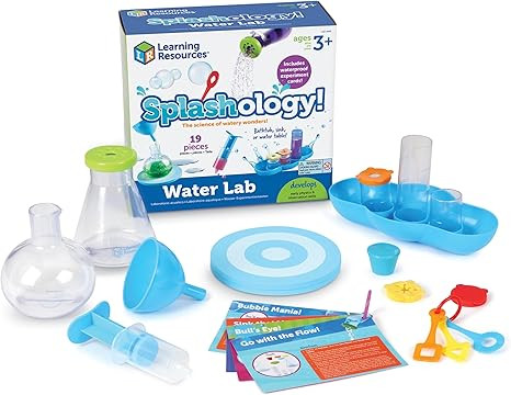 Learning Resources Splashology! Water Lab Science Kit, STEM Playtime, Water Activities, 19 Pieces... | Amazon (US)