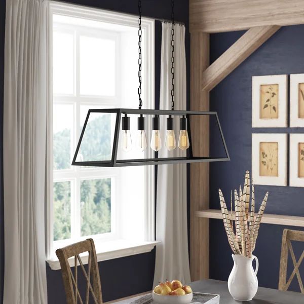 Enciso 5 - Light Kitchen Island Linear Pendant | Wayfair North America