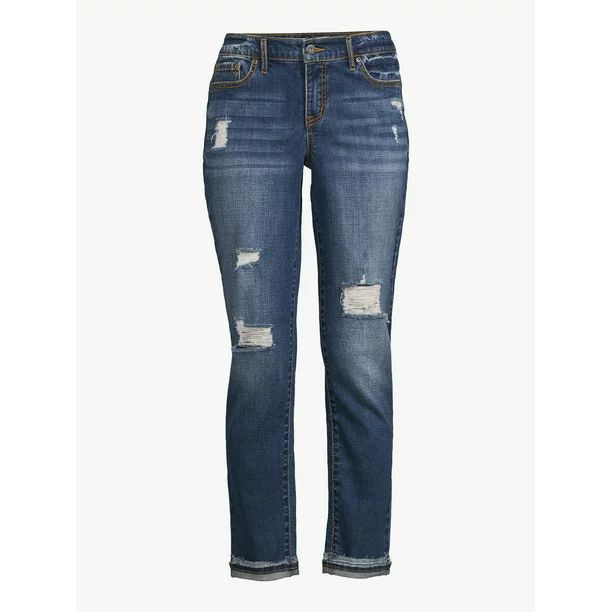 Sofia Jeans by Sofia Vergara Women's Bagi Boyfriend Mid-Rise Jeans - Walmart.com | Walmart (US)