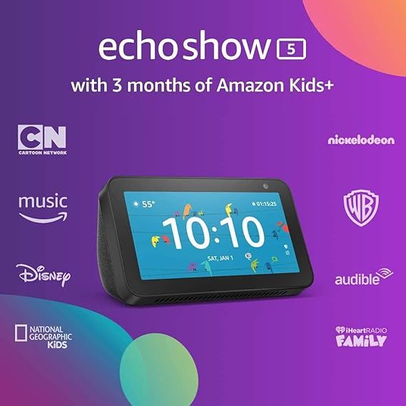 Echo Show 5 (1st Gen, 2019 release) -- Smart display with Alexa – stay connected with video cal... | Amazon (US)