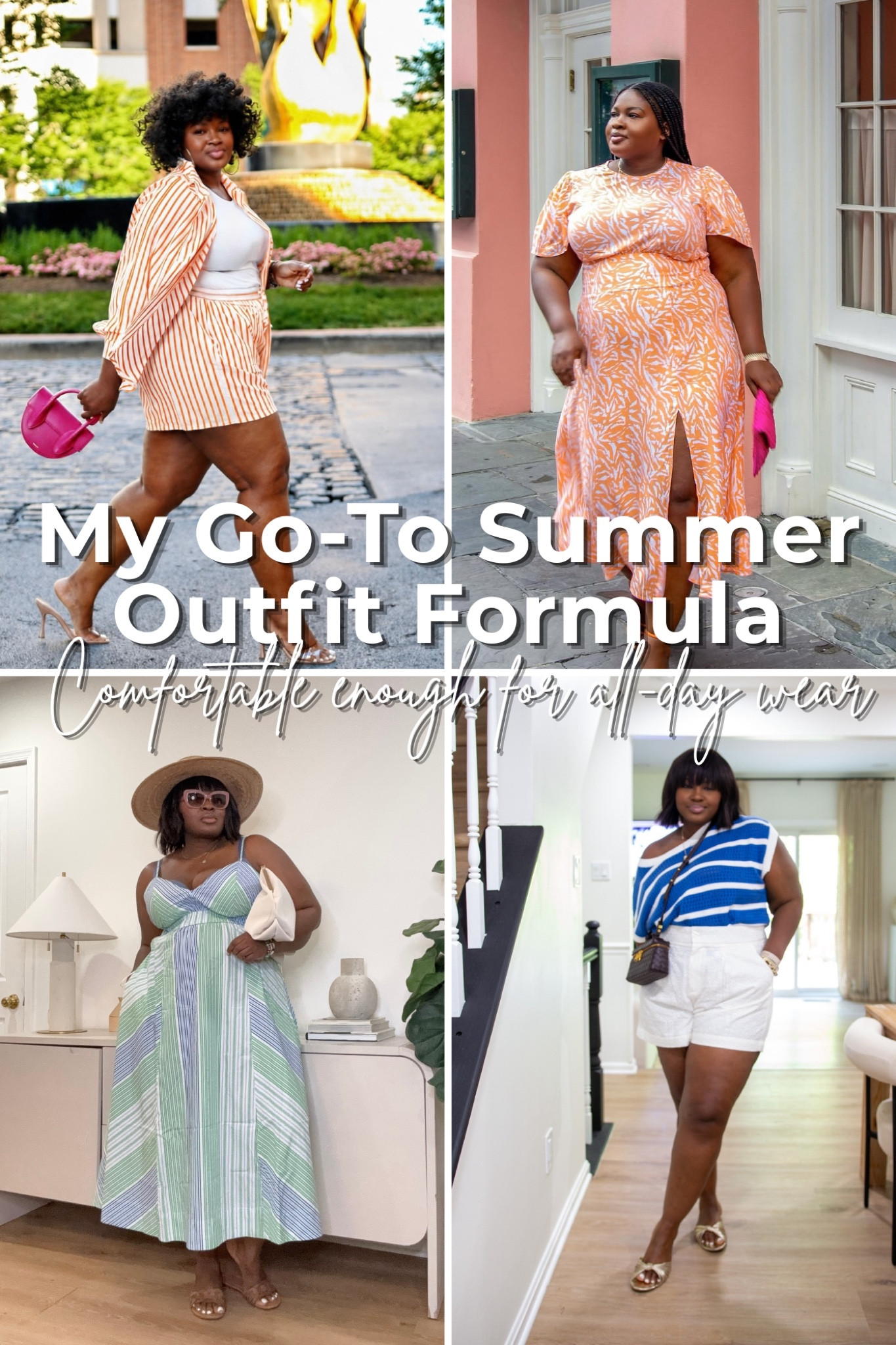 These are the outfits I wear on repeat every summer because they're cute, comfortable, and easy to style. If you're looking for plus size summer outfits, vacation looks, and curve-friendly fashion, save this post for later. #PlusSizeFashion #CurvyStyle #SummerOutfits #VacationStyle #CurvyFashion #MidsizeStyle #LTKStyle #SummerFashion #EverydayOutfits #StyleInspiration

#LTKSeasonal #LTKootd #LTKTravel
