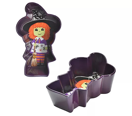 Temp-tations Seasonal 12" Witch Cake Pan - QVC.com | QVC