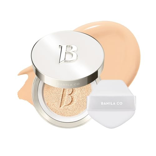 BANILA CO Covericious Ultimate Cover Cushion | Pore Blurring & Seamless Finish | Up to 100HR Long-Wear Matte Foundation | 20 Inclusive Shades | Korean Cushion Foundation (14g / 0.49 oz), 23N MEDIUM | Amazon (US)